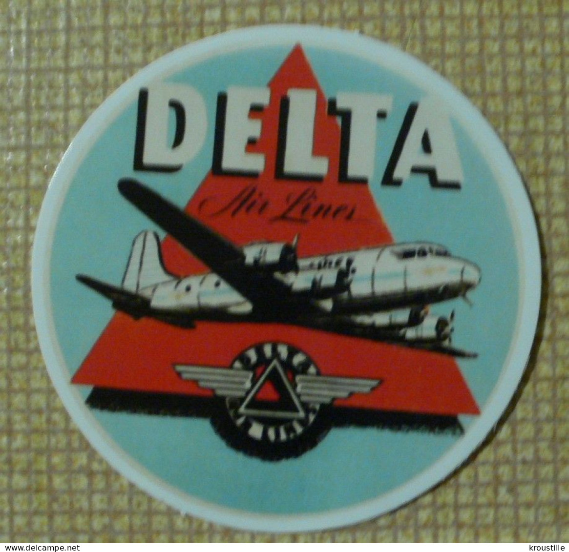 AUTOCOLLANT DELTA AIRLINES - Stickers