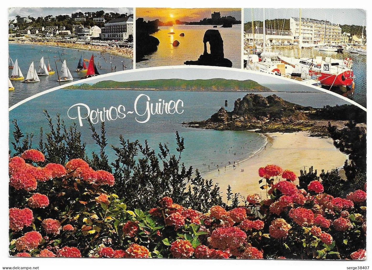 Perros Guirec - 1980 - Plages De Trestraou, Trestrignel, St Guirec - Bassin à Flot   # 2-23/28 - Perros-Guirec