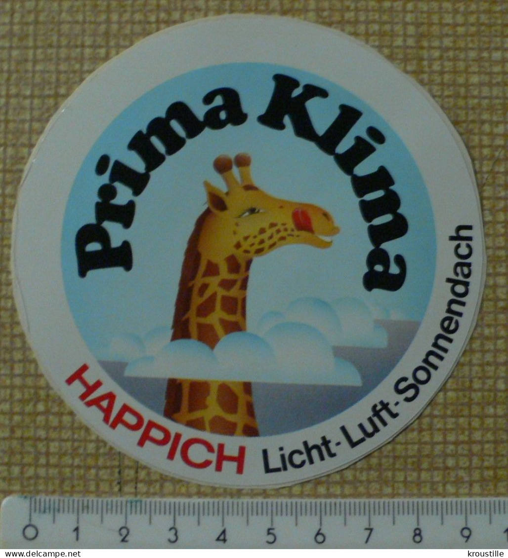 AUTCOLLANT PRIMA KLIMA - GIRAFE - Stickers