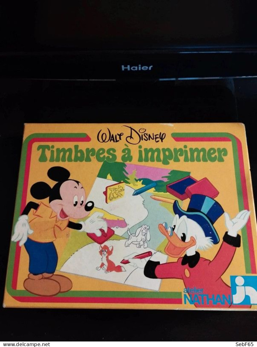 Timbres à Imprimer Walt Disney (1982) - Atelier Nathan - Other & Unclassified