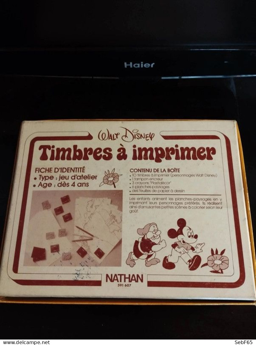 Timbres à Imprimer Walt Disney (1982) - Atelier Nathan - Autres & Non Classés