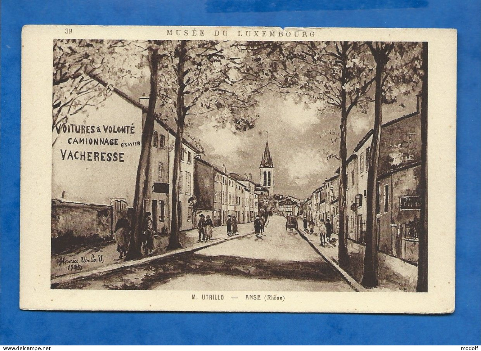 CPA - 69 - Musée Du Luxembourg - M. Utrillo - Anse - Non Circulée - Anse