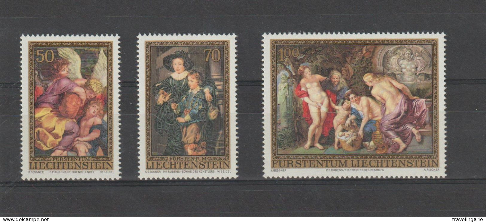 Liechtenstein 1976 Paintings Peter-Paul Rubens MNH ** - Unused Stamps