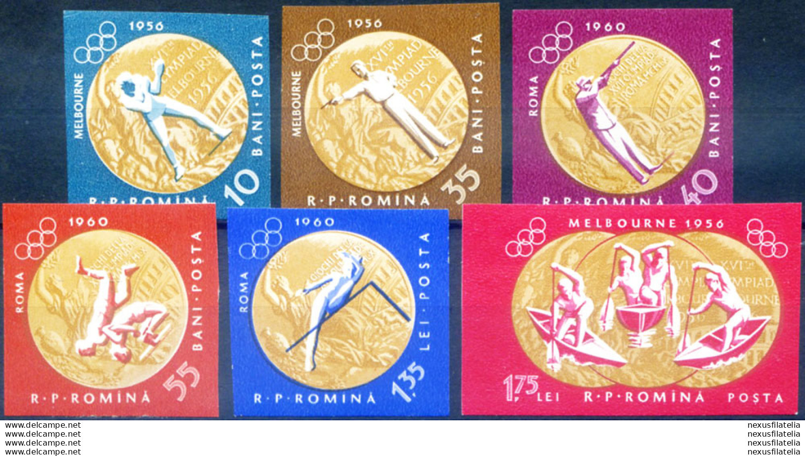 Sport. Olimpiadi. Medagliati 1956-1960. - Altri & Non Classificati