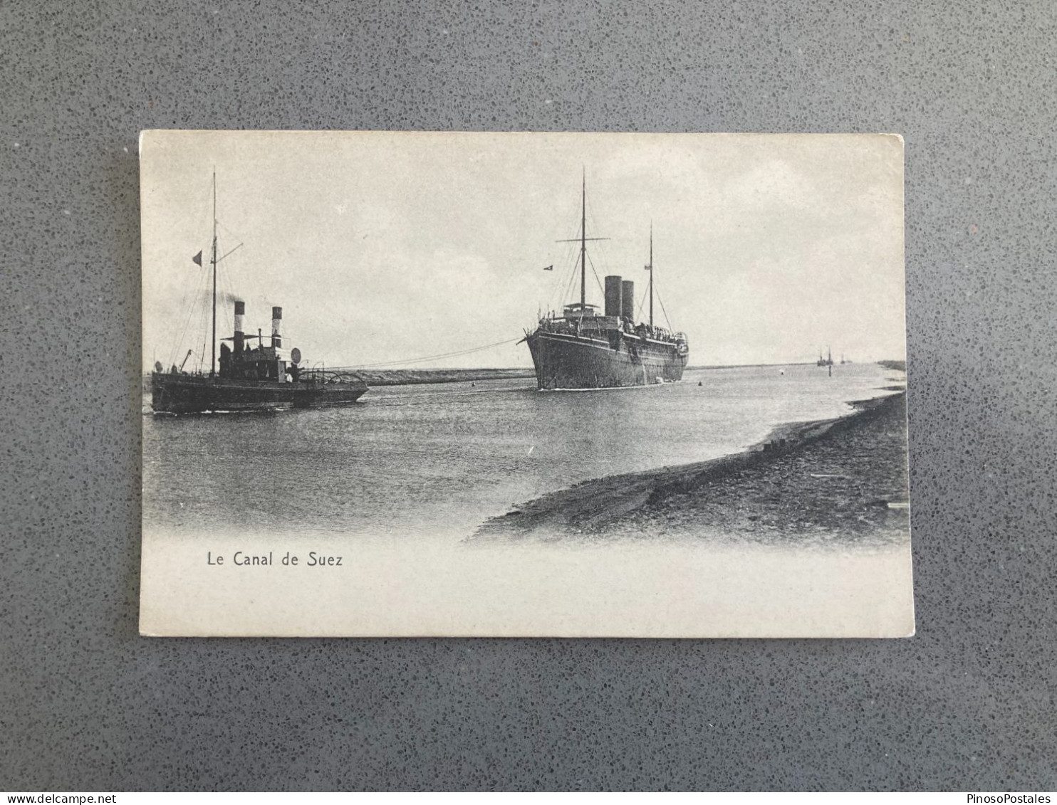 Le Canal De Suez Carte Postale Postcard - Sues