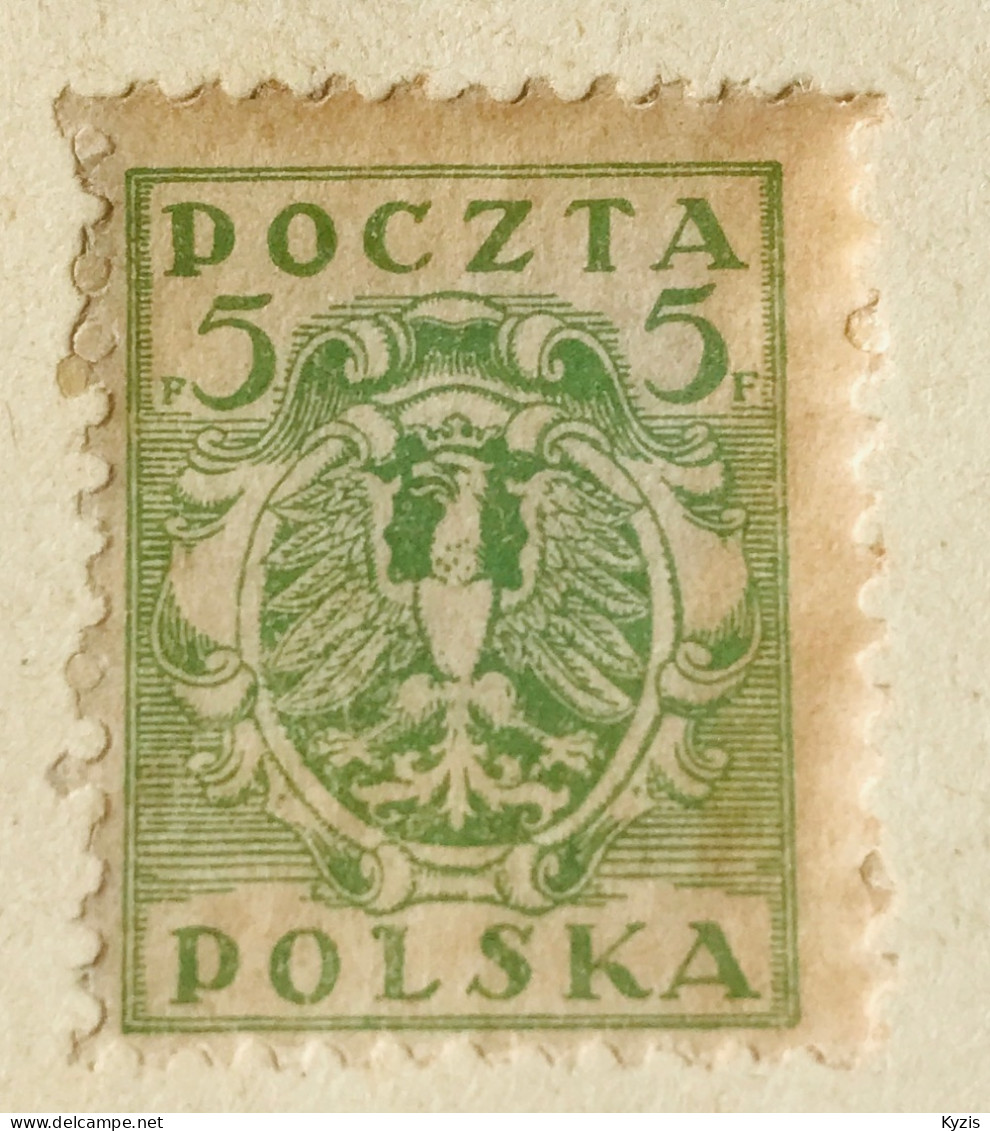 POLOGNE - 1919, Sc# 94 - BELLE DENTELURE - Unused Stamps