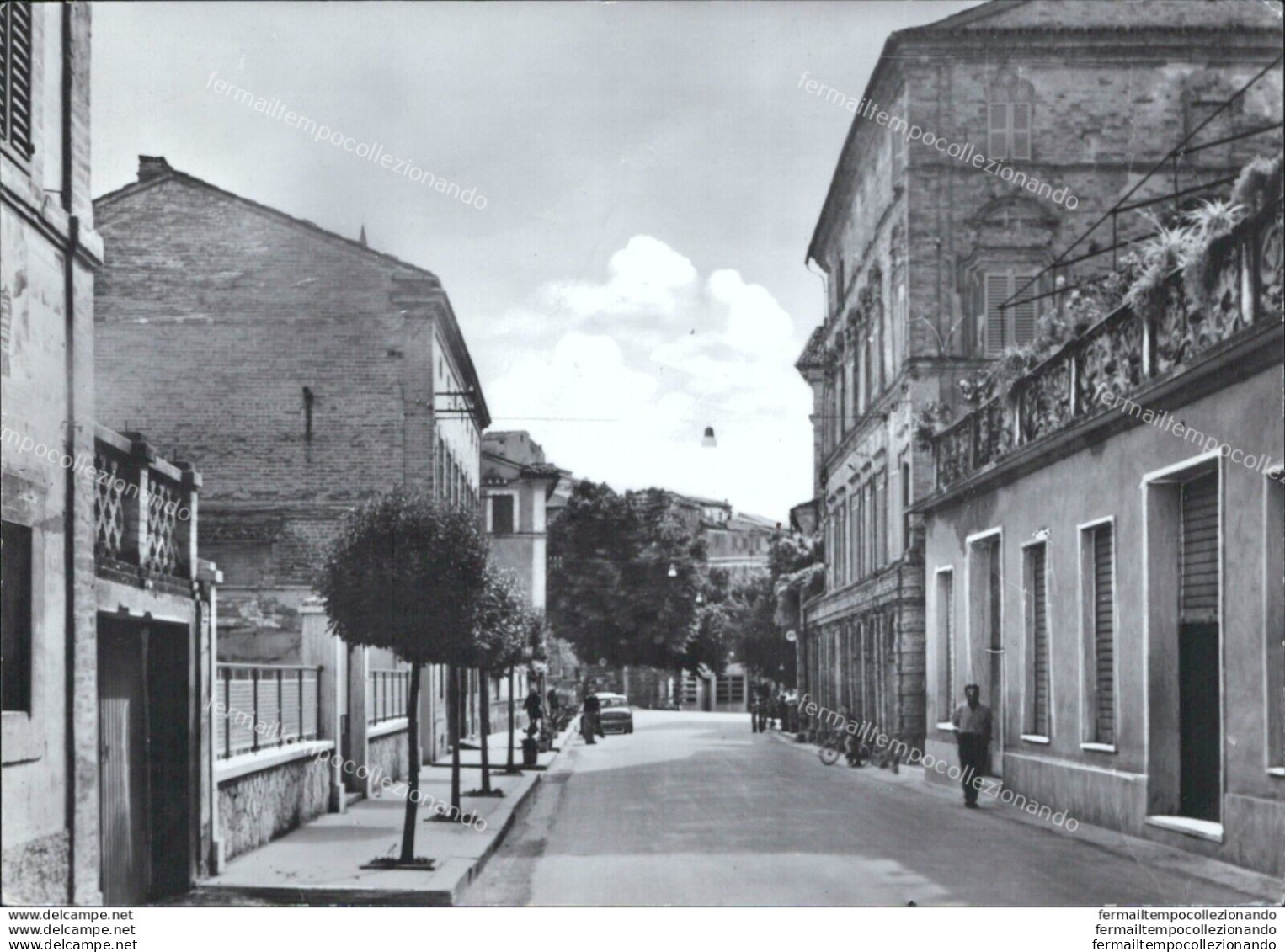 Ar123 Cartolina Castignano Borgo Garibaldi Provincia Di Ascoli Piceno - Ascoli Piceno