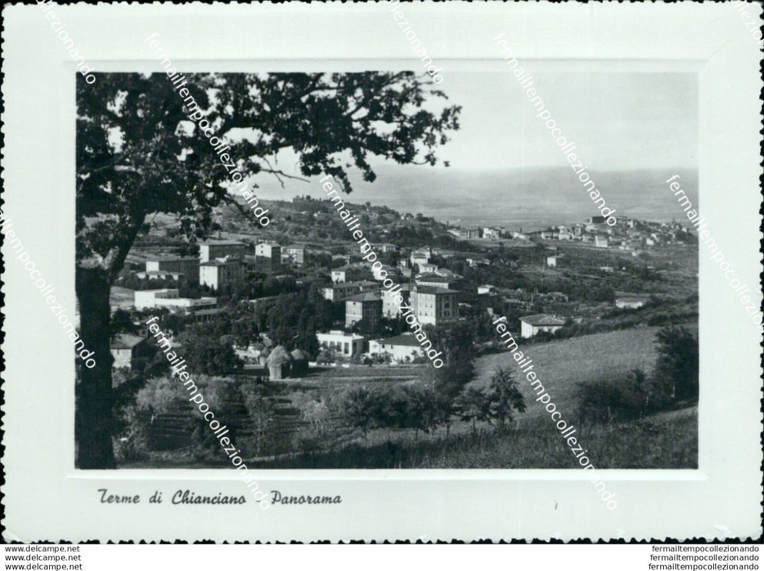 Bn690 Cartolina Terme Di Chianciano Panorama Provincia Di Siena - Siena