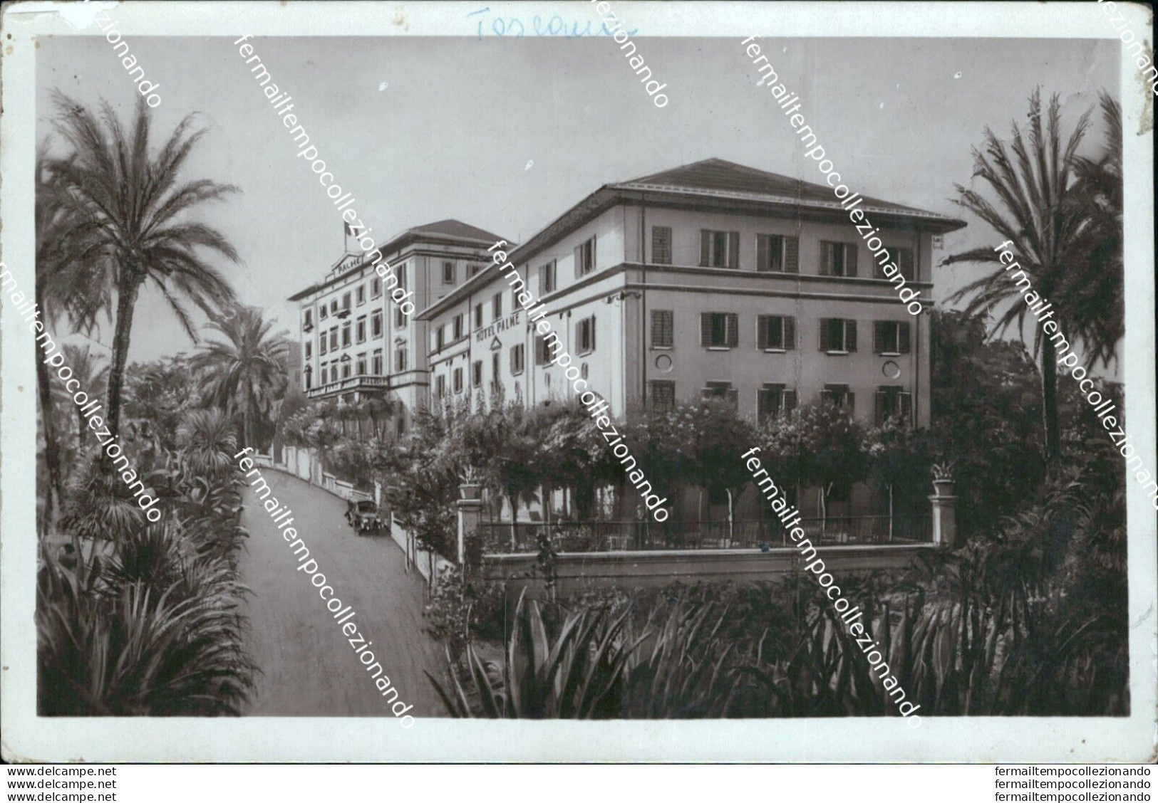 Bo454 Cartolina Bagni Di Chianciano Hotel Palme Provincia Di Siena - Siena