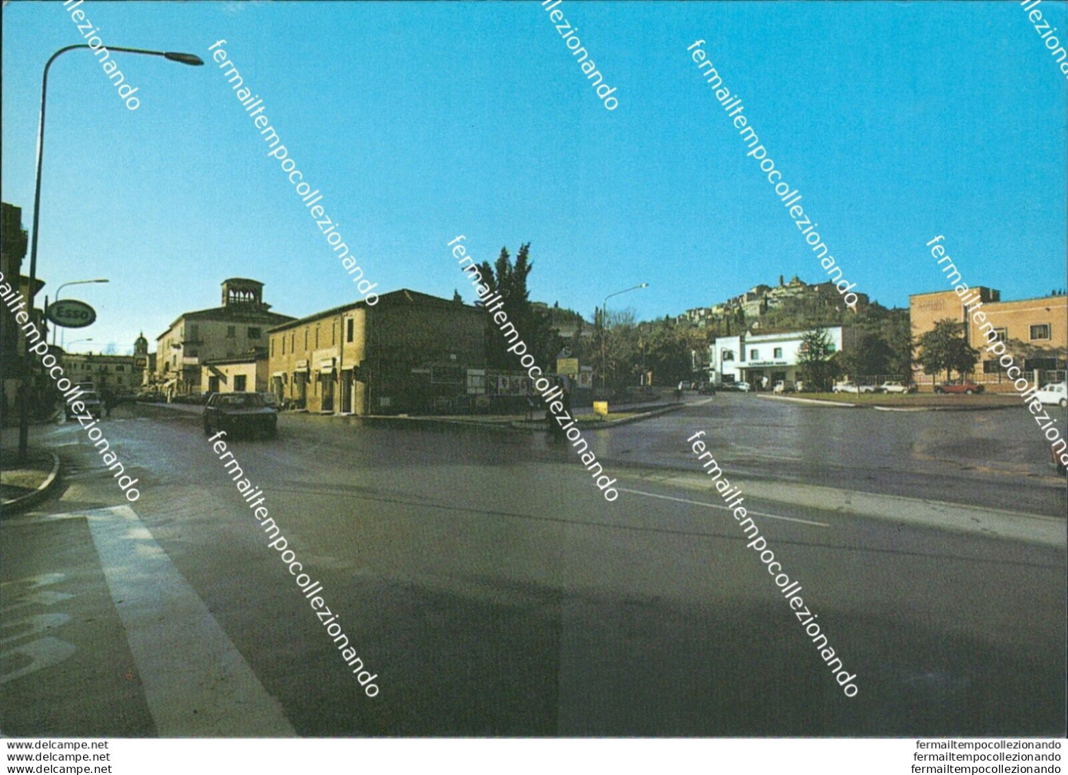 Bo532 Cartolina Sinalunga Panorama Da Piazza Della Repubblica Provincia Di Siena - Siena