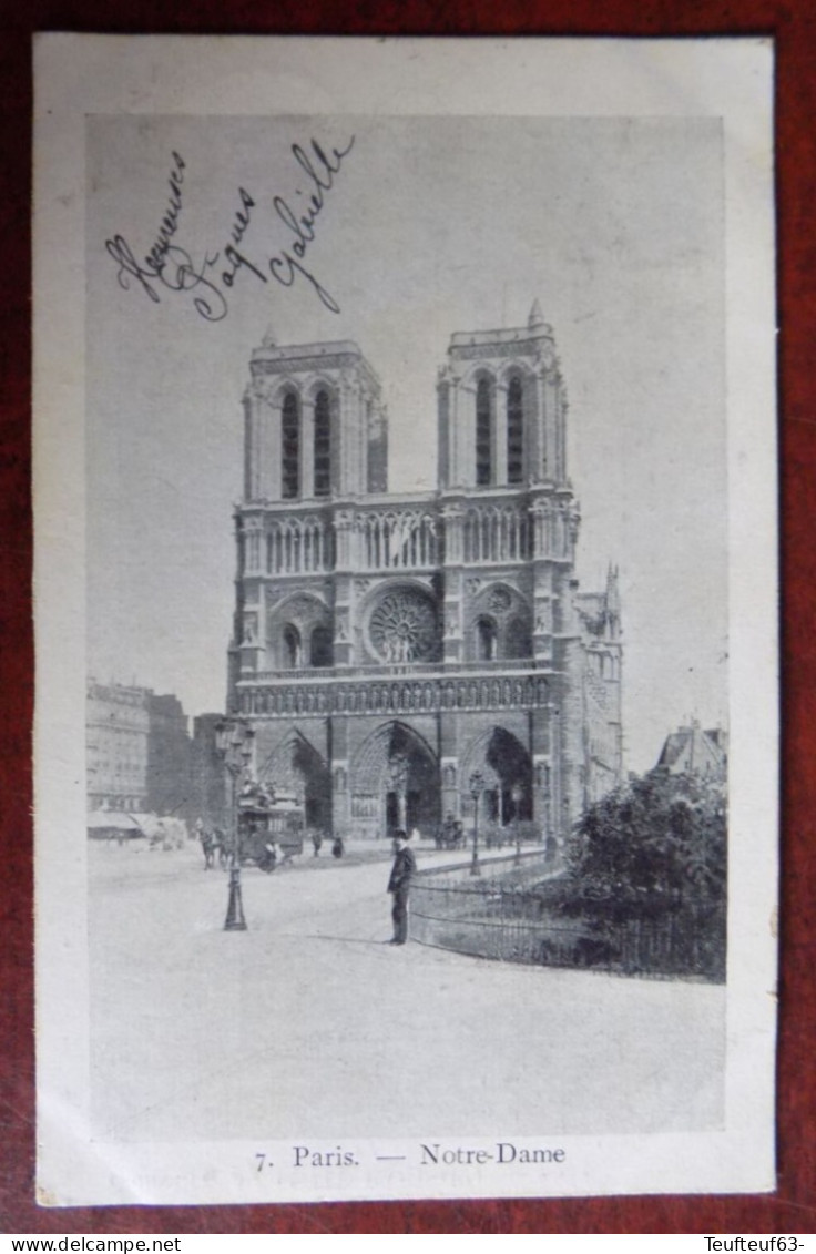 Cpa Paris ; Notre-Dame - Notre-Dame De Paris