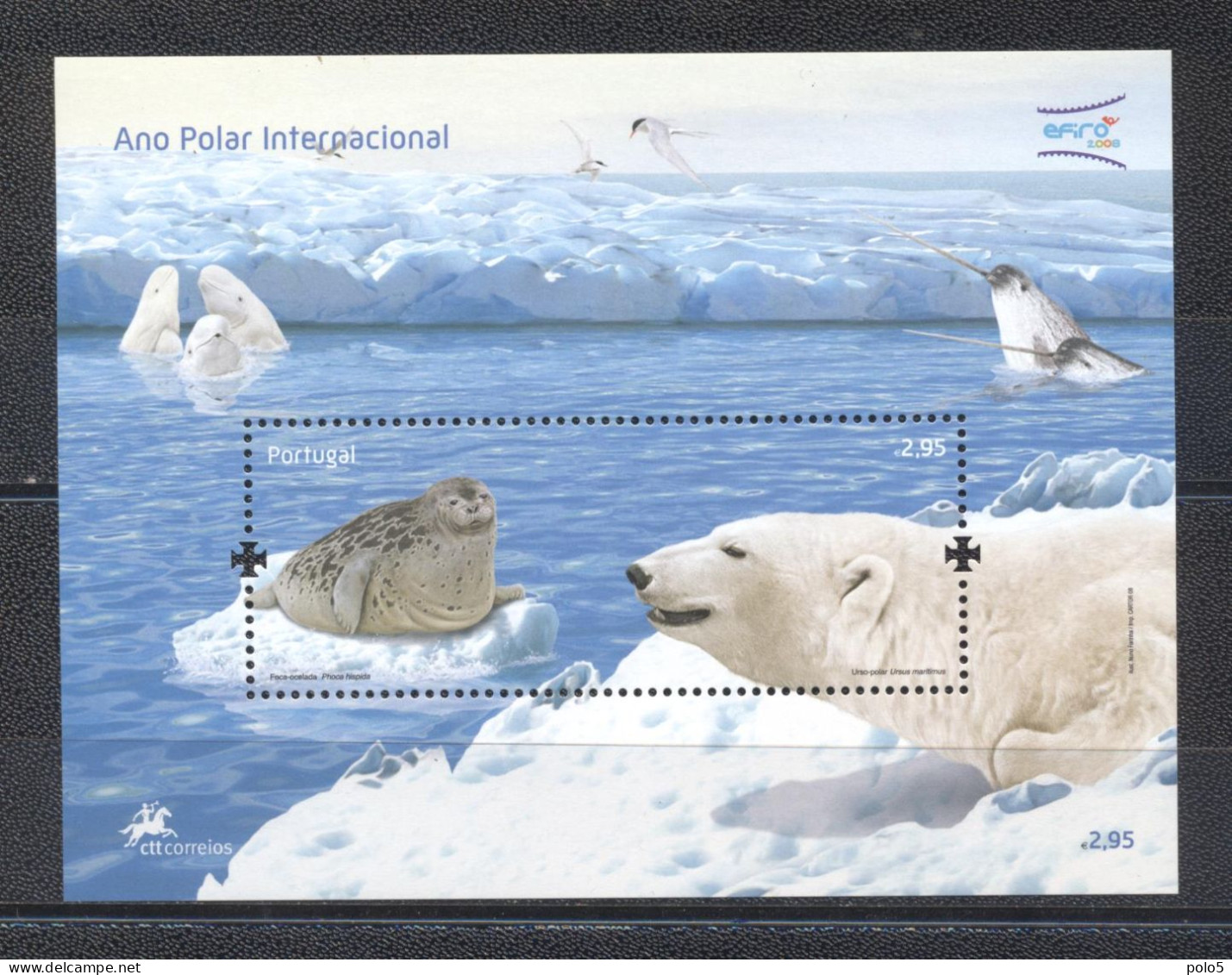 Portugal 2008- International Polar Year M/Sheet - Unused Stamps