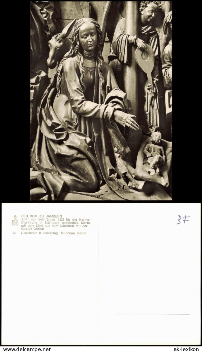 Bamberg Dom Maria Mit Dem Kind Aus Dem Mittelteil Mit Der Geburt Christi 1960 - Bamberg