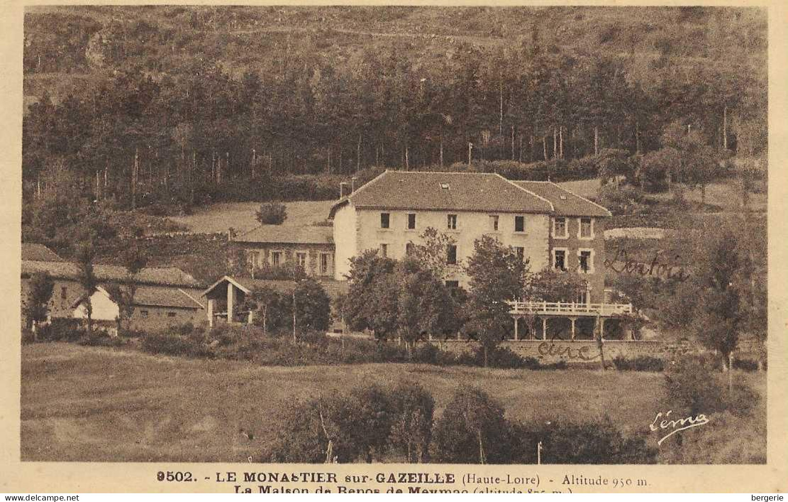 E/ 04               43     Le Monastier Sur Gazeille    -   La Maison De Repos De Meymac - Autres & Non Classés