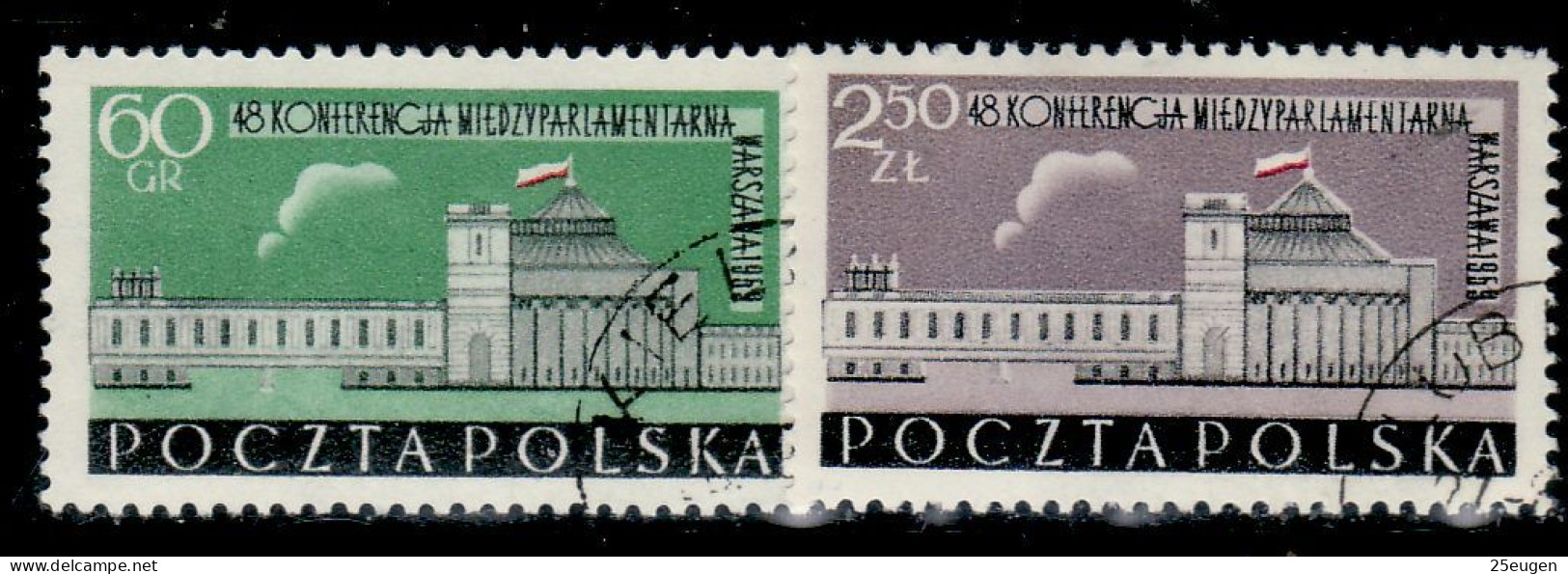 POLAND 1959 MICHEL No: 1116 - 1117 USED - Oblitérés