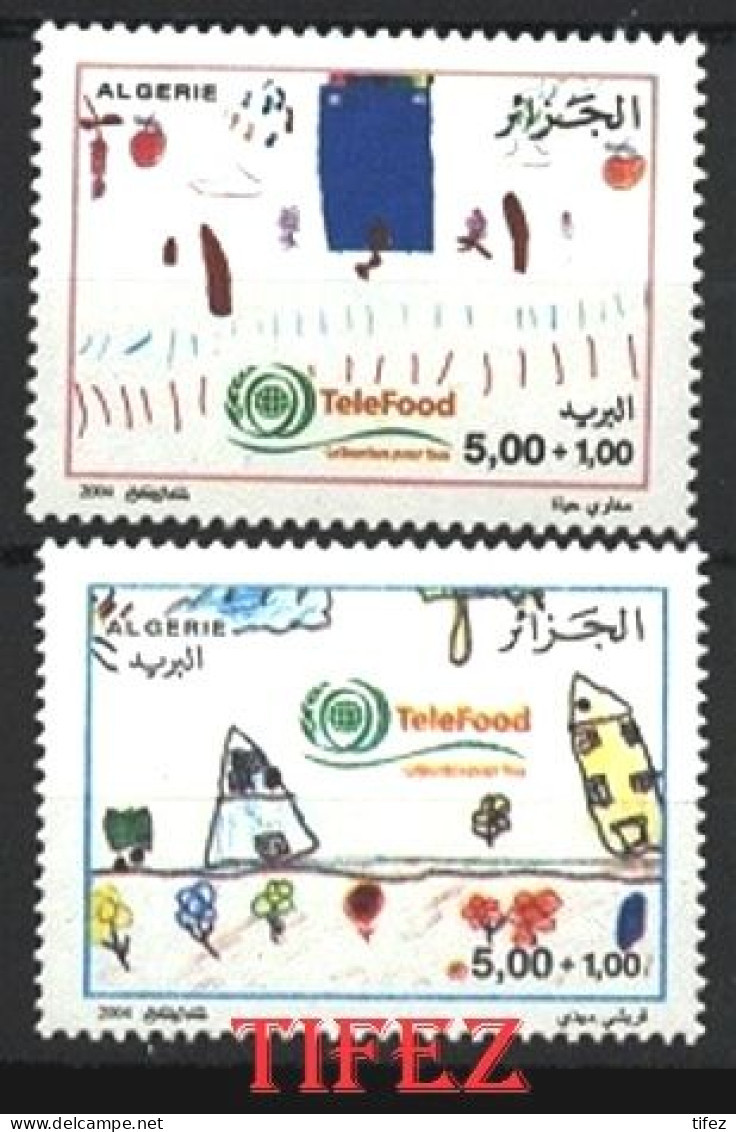 Année 2004-N°1382/1383 Neufs**MNH : Journée Mondiale De L'alimentation - Algérie (1962-...)