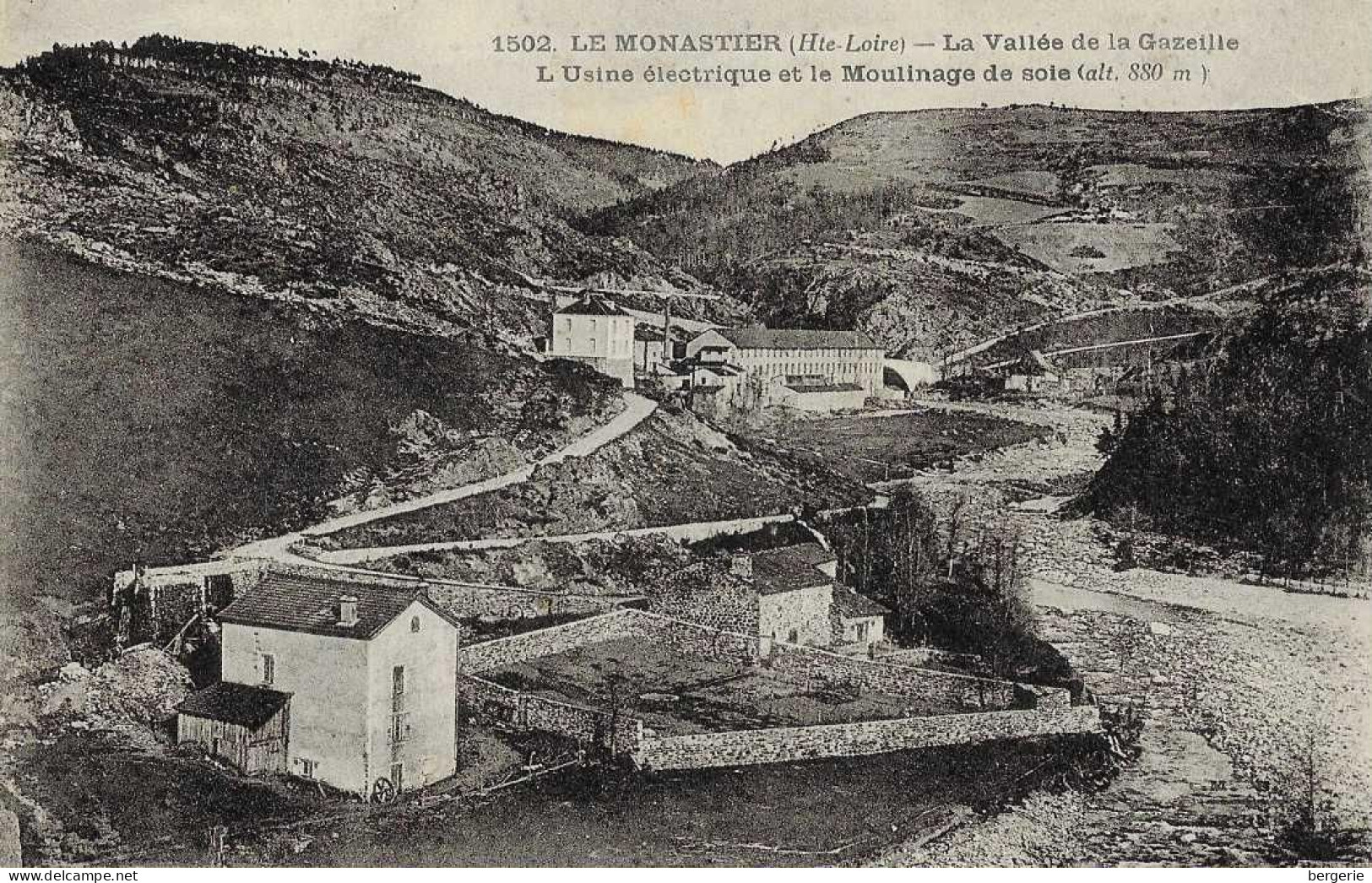 E/ 04               43     Le Monastier Sur Gazeille    -   L'usine électrique Et Le Moulinage De Soie - Sonstige & Ohne Zuordnung