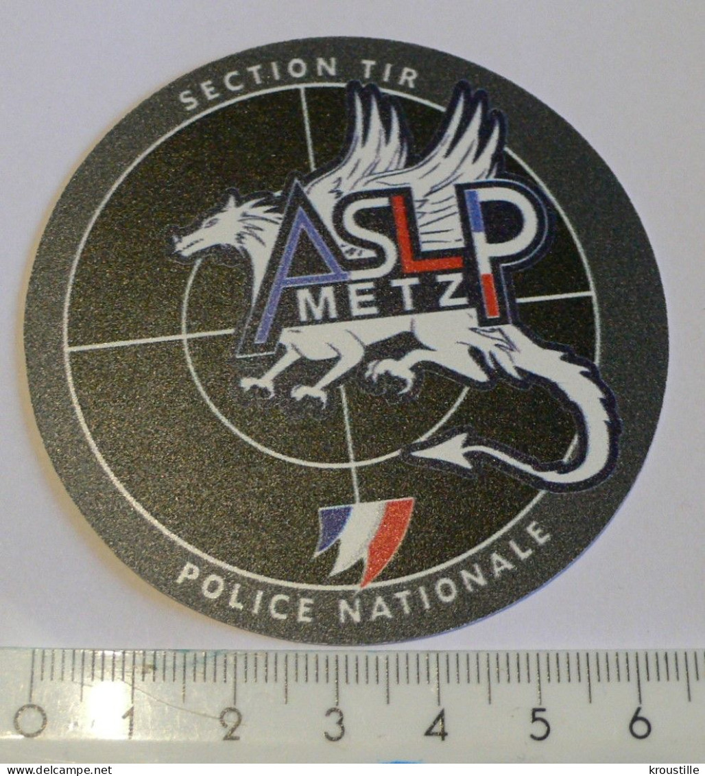 THEME TIR SPORTIF : AUTOCOLLANT ASLP METZ - SECTION TIR POLICE NATIONALE - Stickers