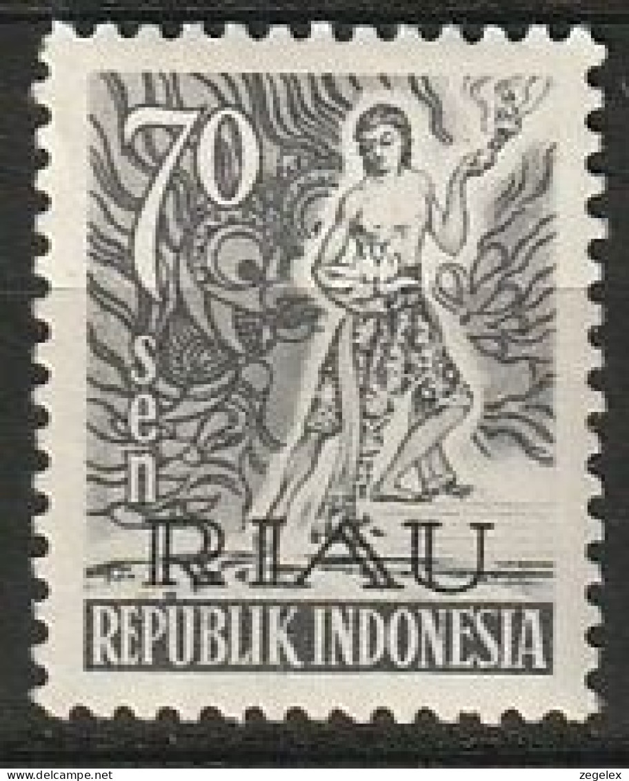 Indonesia 1954 Riau 70 Sen. ZBL 13 MLH* - Indonesien