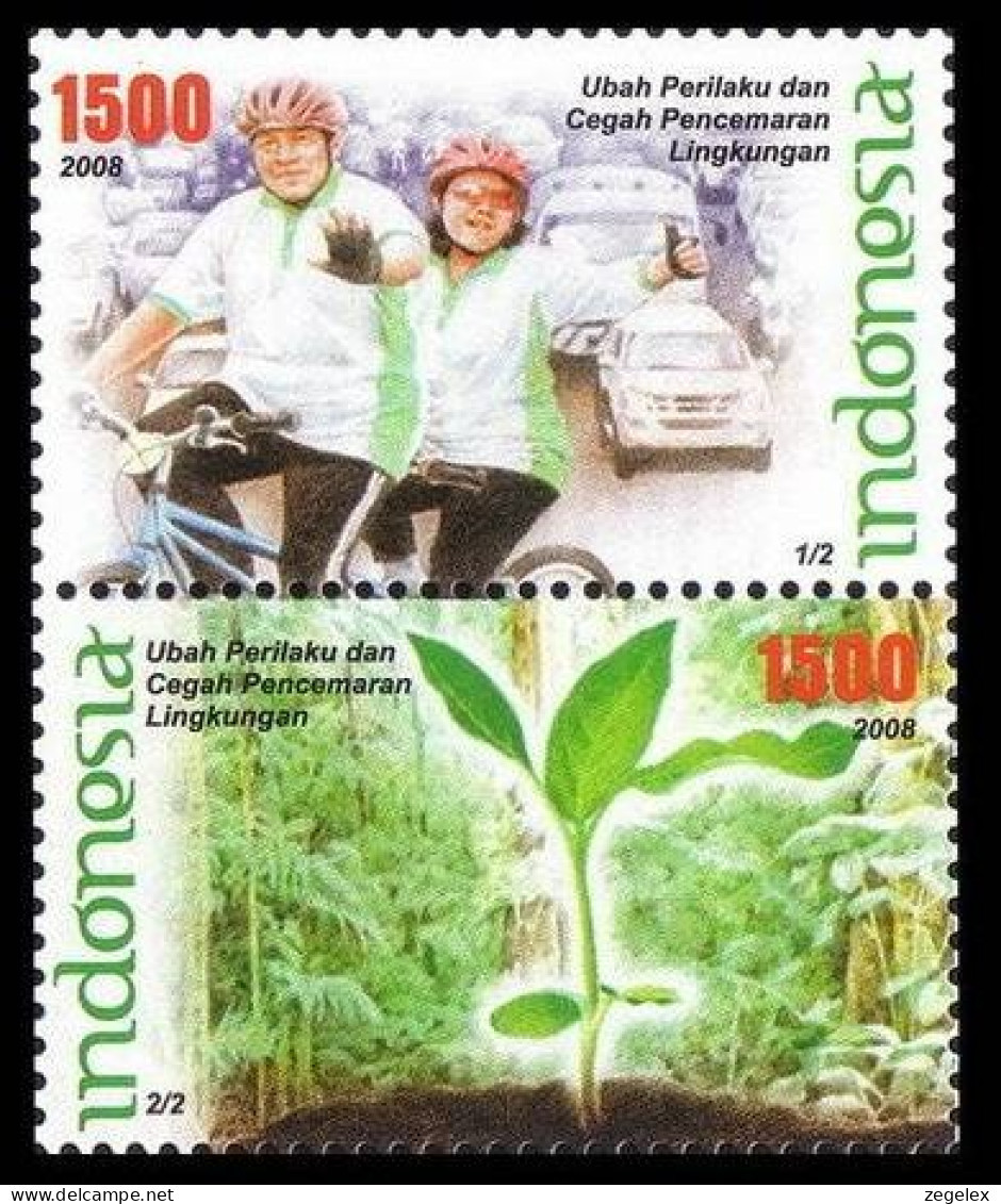 Indonesia 2008 **  Environmental Care -  MNH Postfris - Indonesien
