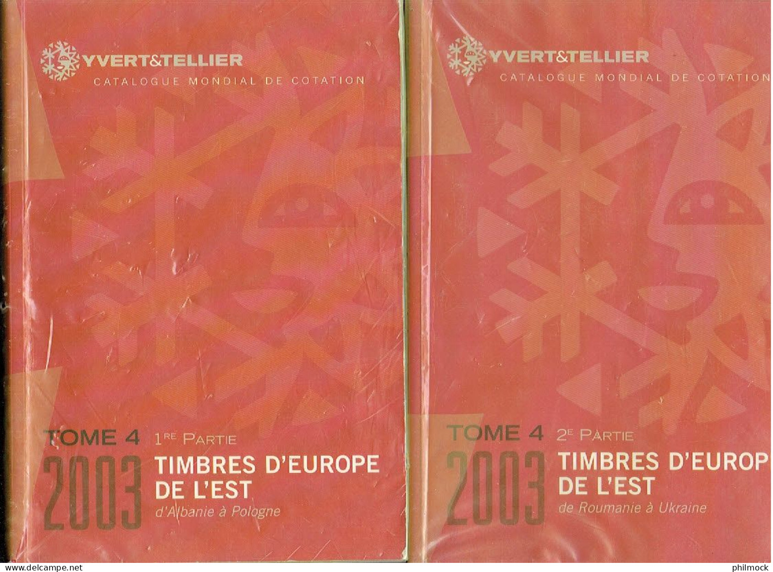 8P - 2 Catalogues Yvert&Tellier 2003 Europe De L'Est - Albanie-Pologne Et Roumanie-Ukraine - Très Bon état - Sonstige & Ohne Zuordnung