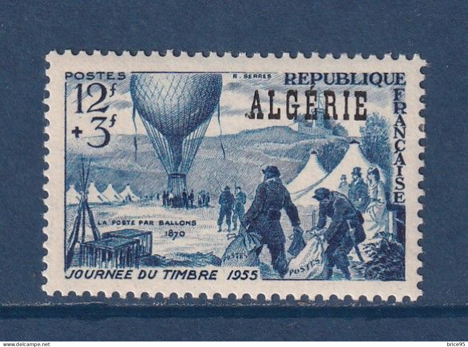 Algérie - YT N° 325 * - Neuf Avec Charnière - 1955 - Unused Stamps
