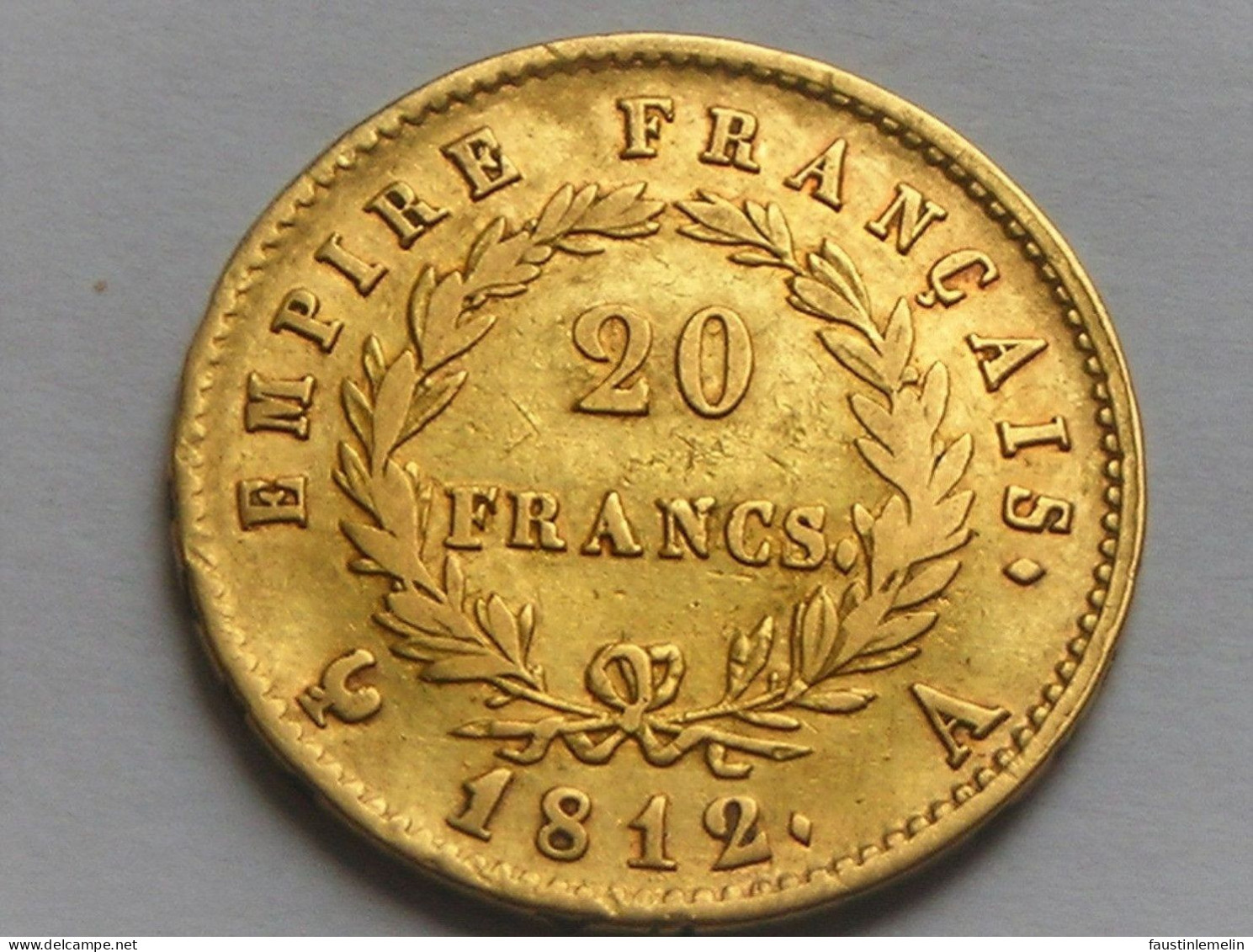 Belle Pièce De 20 F OR De NAPOLEON 1 Empereur De 1812 A - 20 Francs (or)