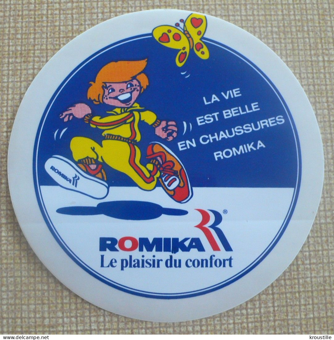 AUTOCOLLANT ROMIKA - LE PLAISIR DU CONFORT - Stickers