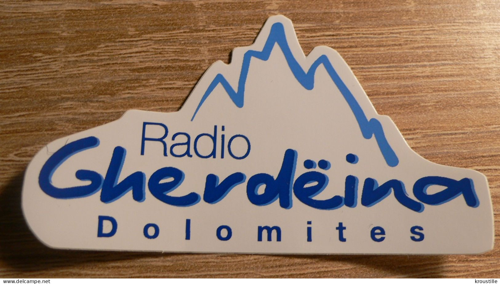 AUTOCOLLANT RADIO GHERDEINA DOLOMITES - ITALIE - Stickers