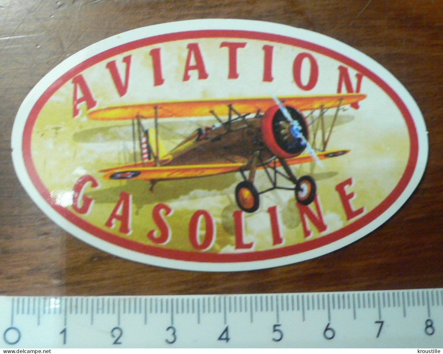 AUTOCOLLANT AVIATION GASOLINE - Stickers