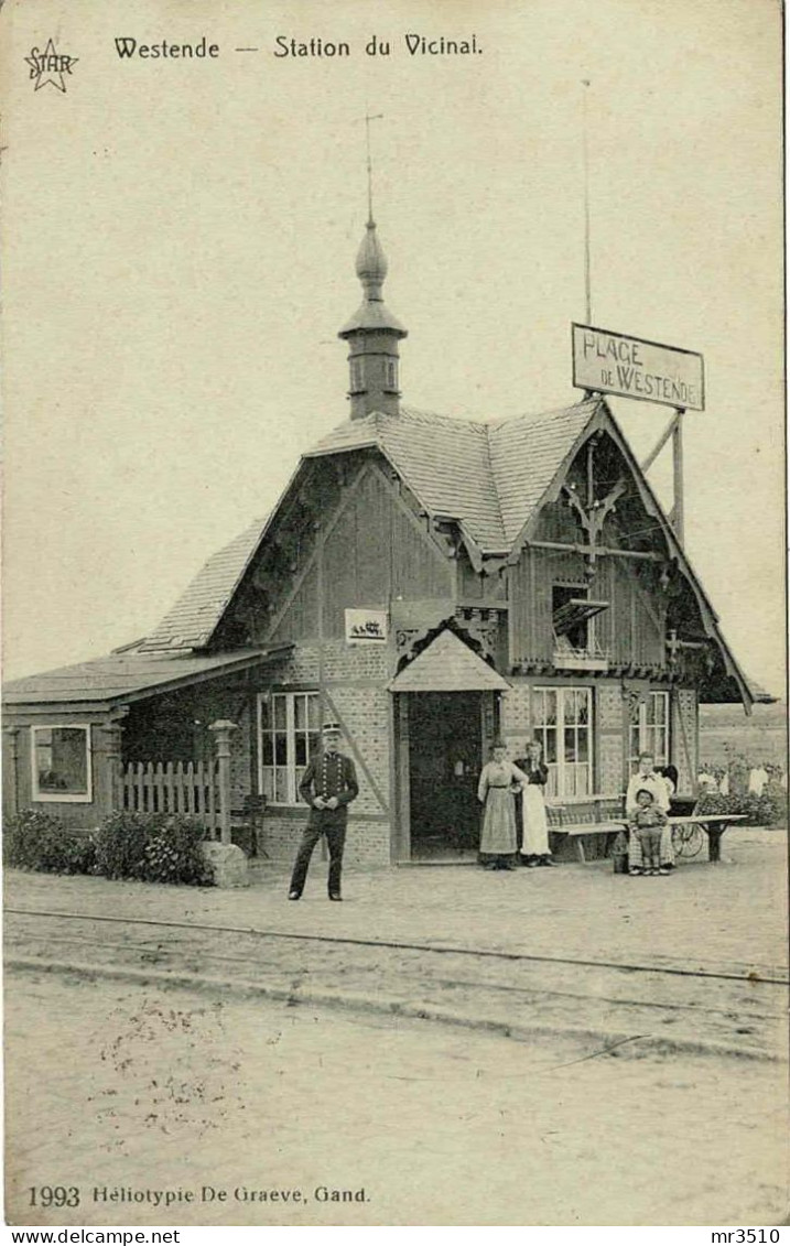 Westende - Station Du Vicinal - 1911 - Westende