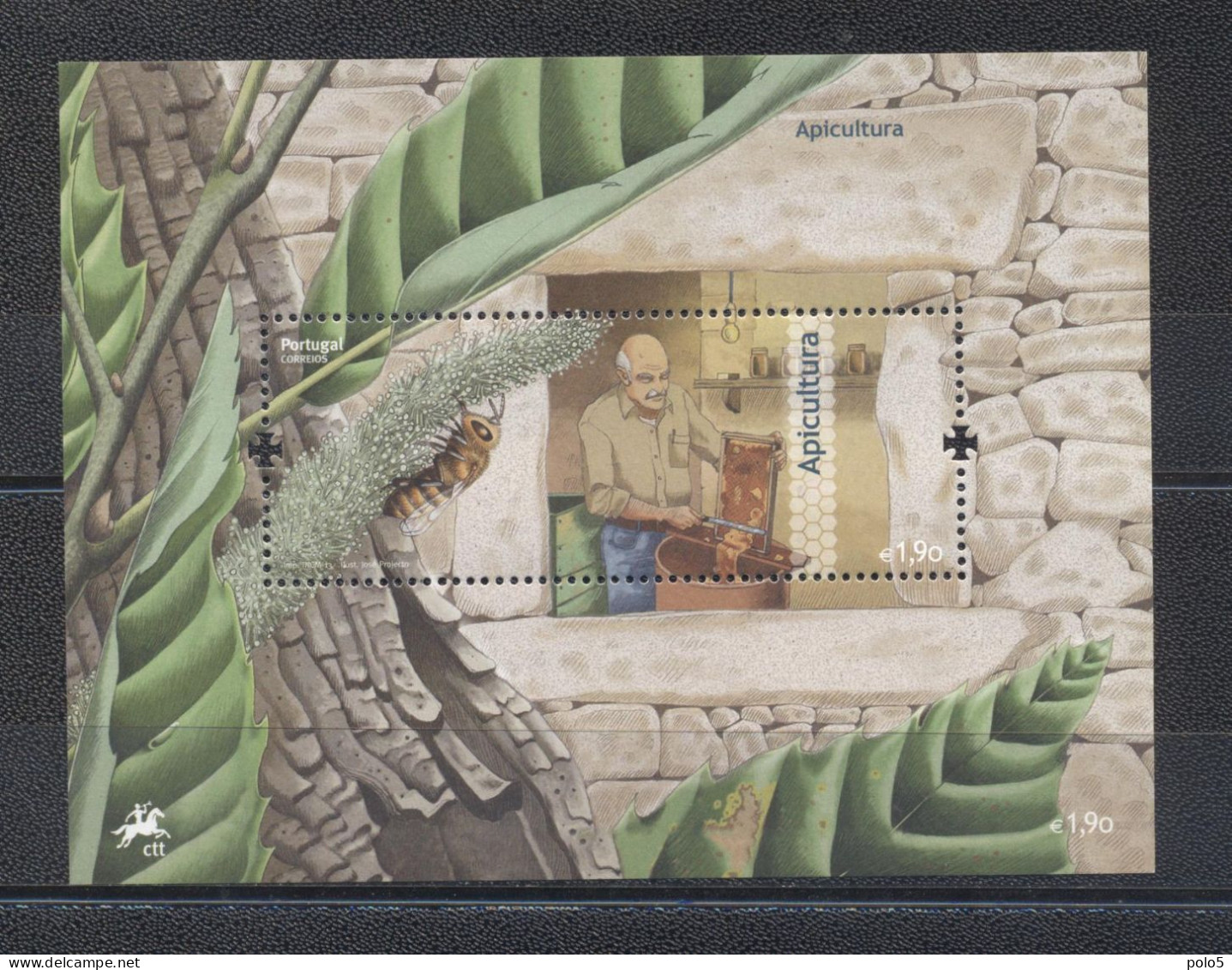 Portugal 2013- Beekeeping M/Sheet - Unused Stamps