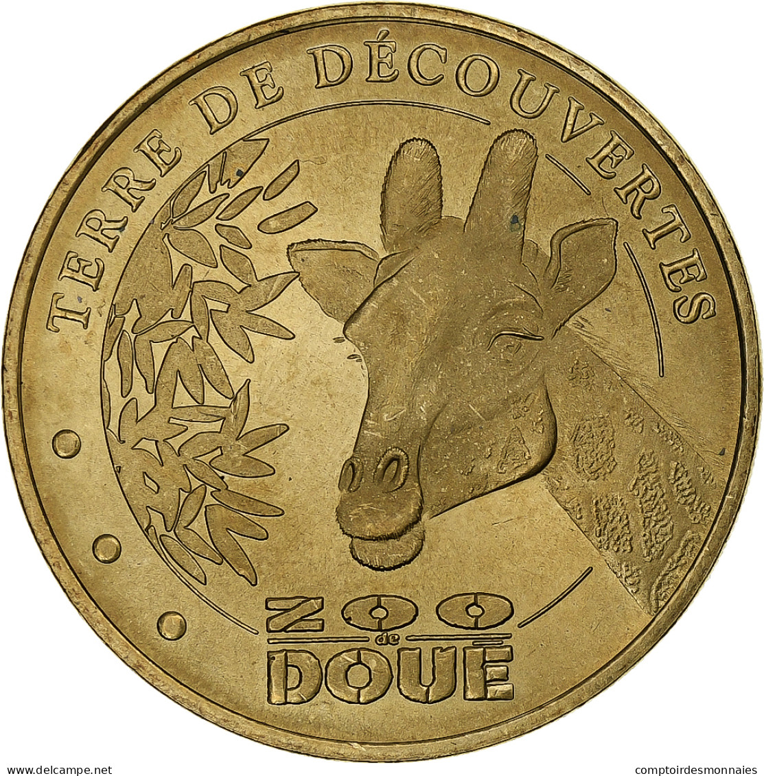 France, Jeton Touristique, Zoo De Doue, 2005, MDP, Or Nordique, SUP+ - Autres & Non Classés