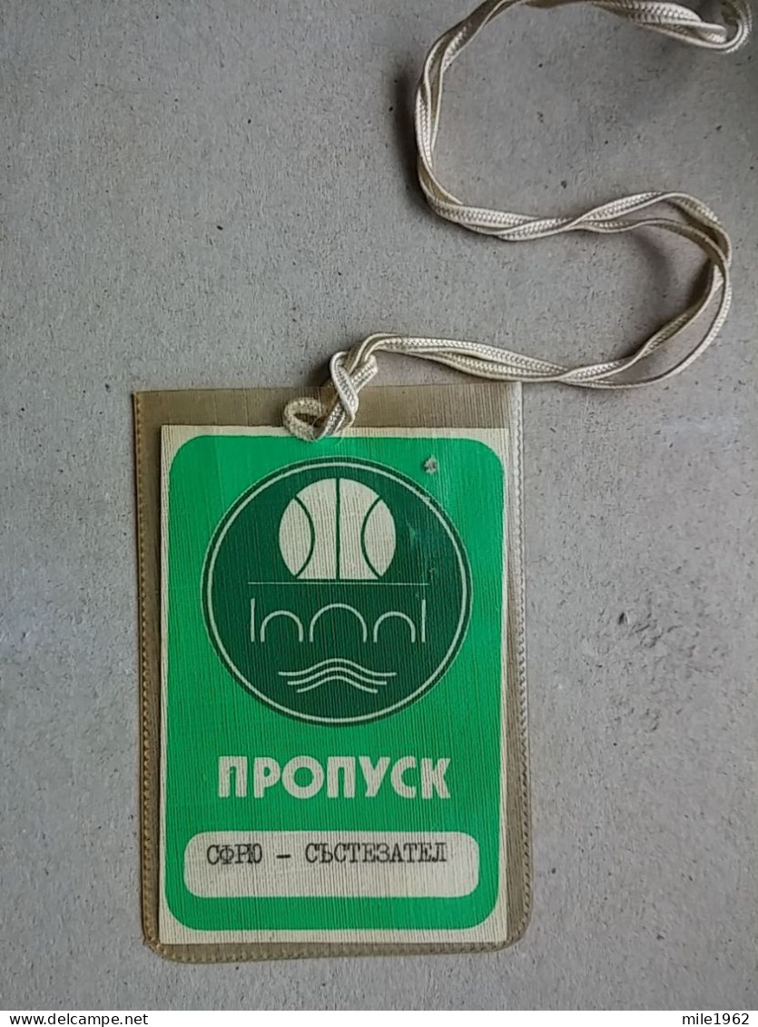 BASKETBALL  Accreditation , PASS - Kleding, Souvenirs & Andere