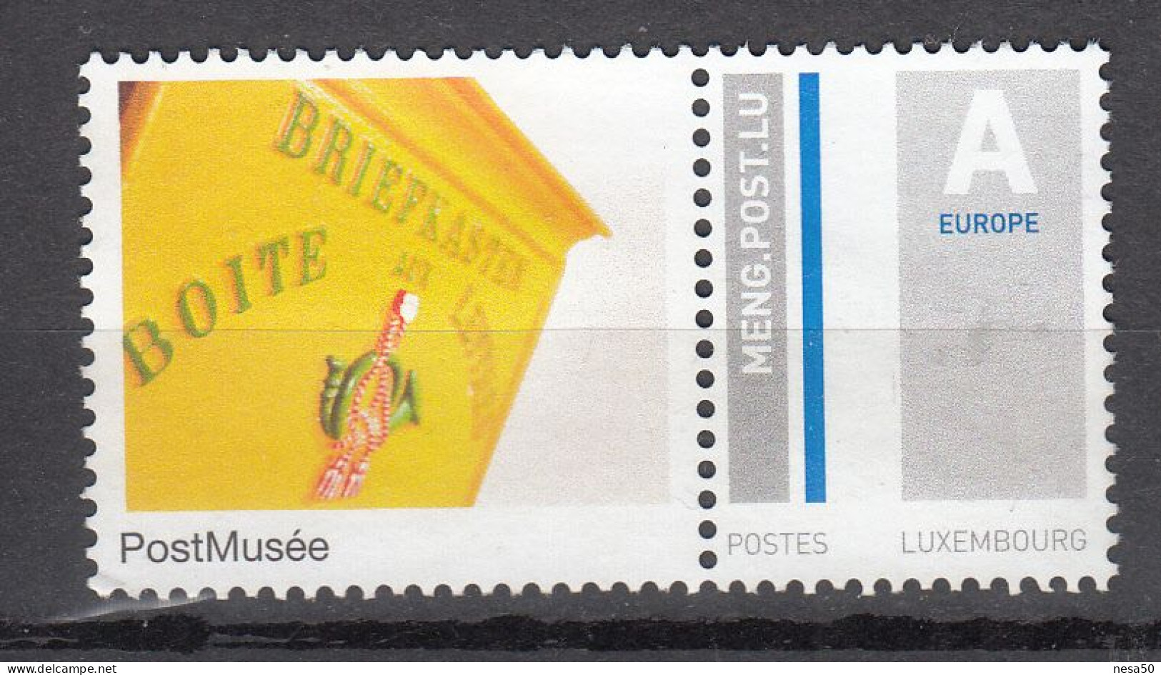 Luxemburg Persoonlijke Zegel: Postmuseum - Gebruikt