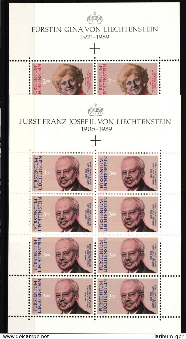 Liechtenstein 988-989 Postfrisch Als Kleinbögen #HR556 - Autres & Non Classés