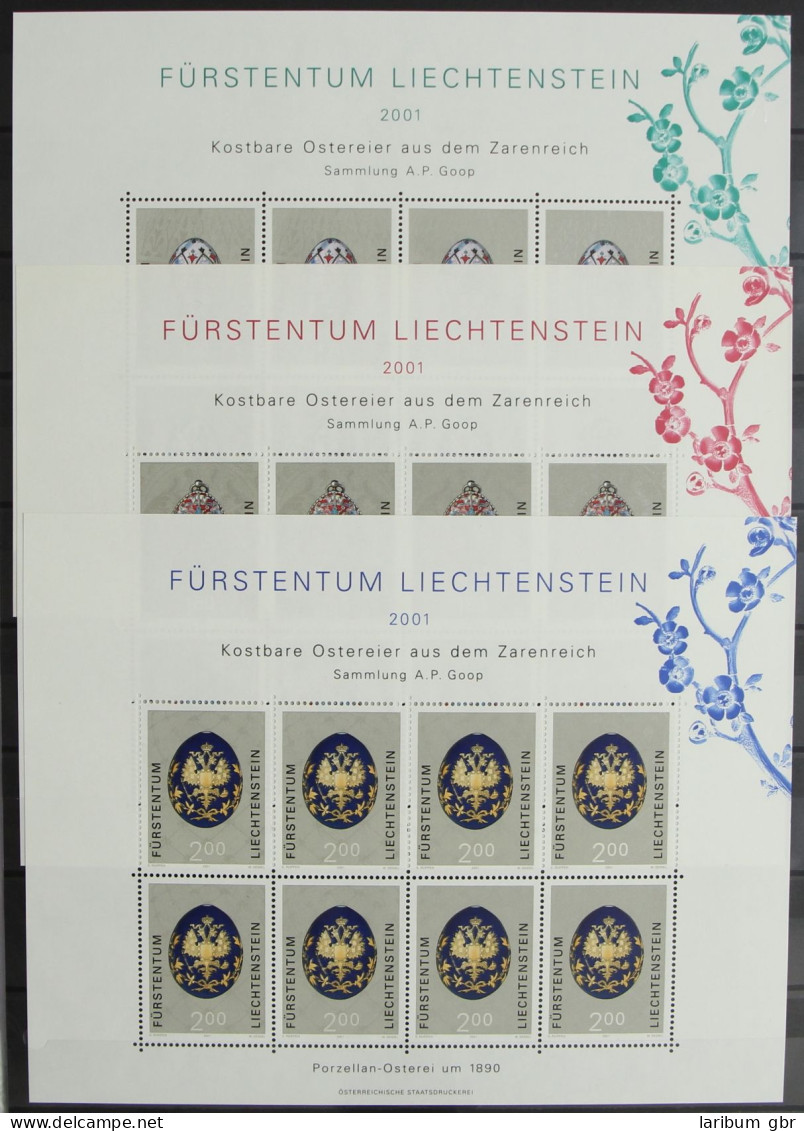 Liechtenstein 1259-1261 Postfrisch Als Kleinbögen #HR620 - Autres & Non Classés