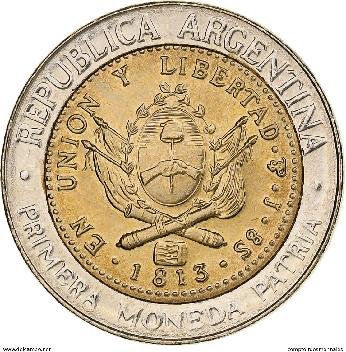 Argentine, Peso, 2013, Buenos Aires, Bimétallique, SPL+, KM:112.4 - Argentina