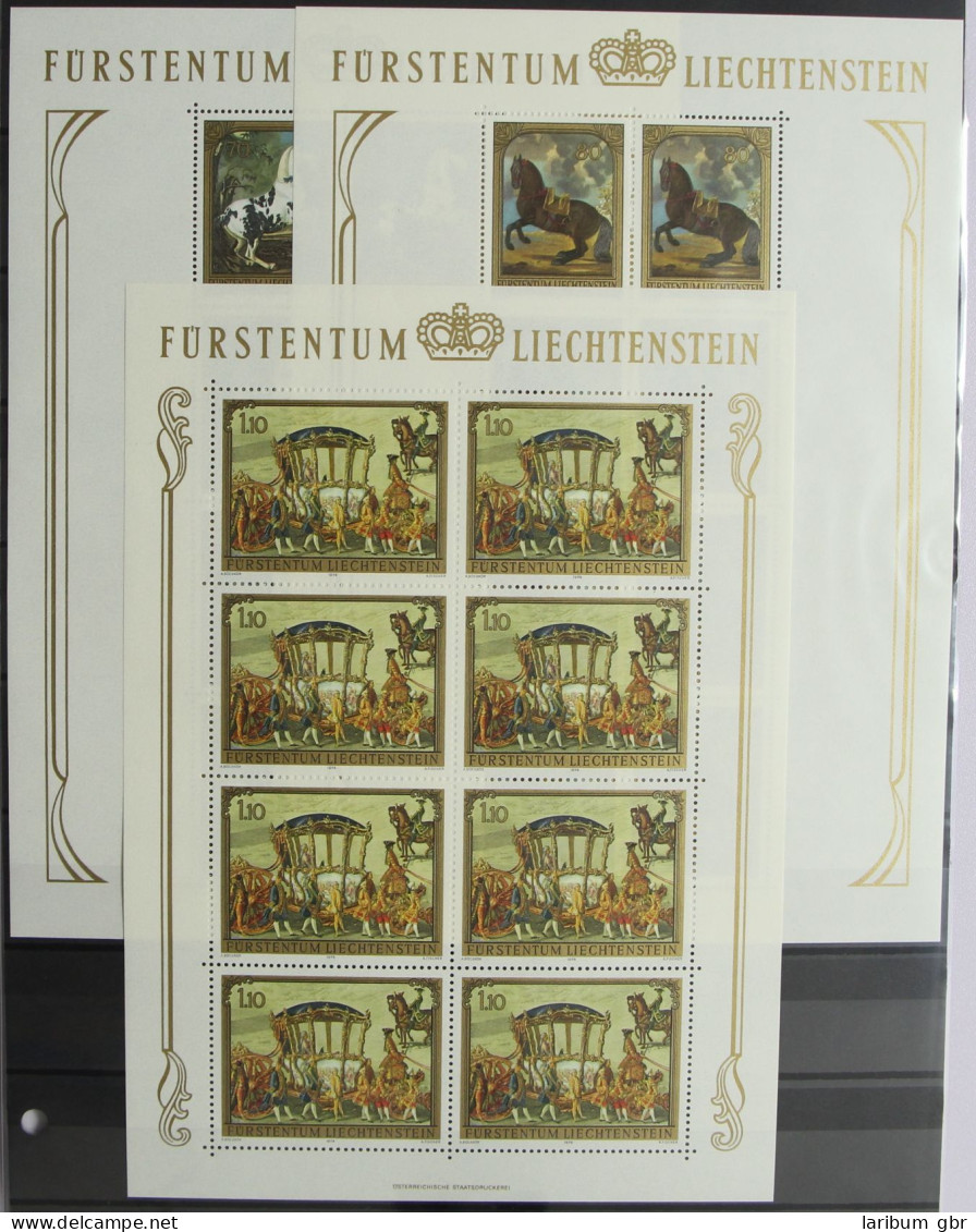 Liechtenstein 717-719 Postfrisch Als Kleinbögen #HR576 - Sonstige & Ohne Zuordnung