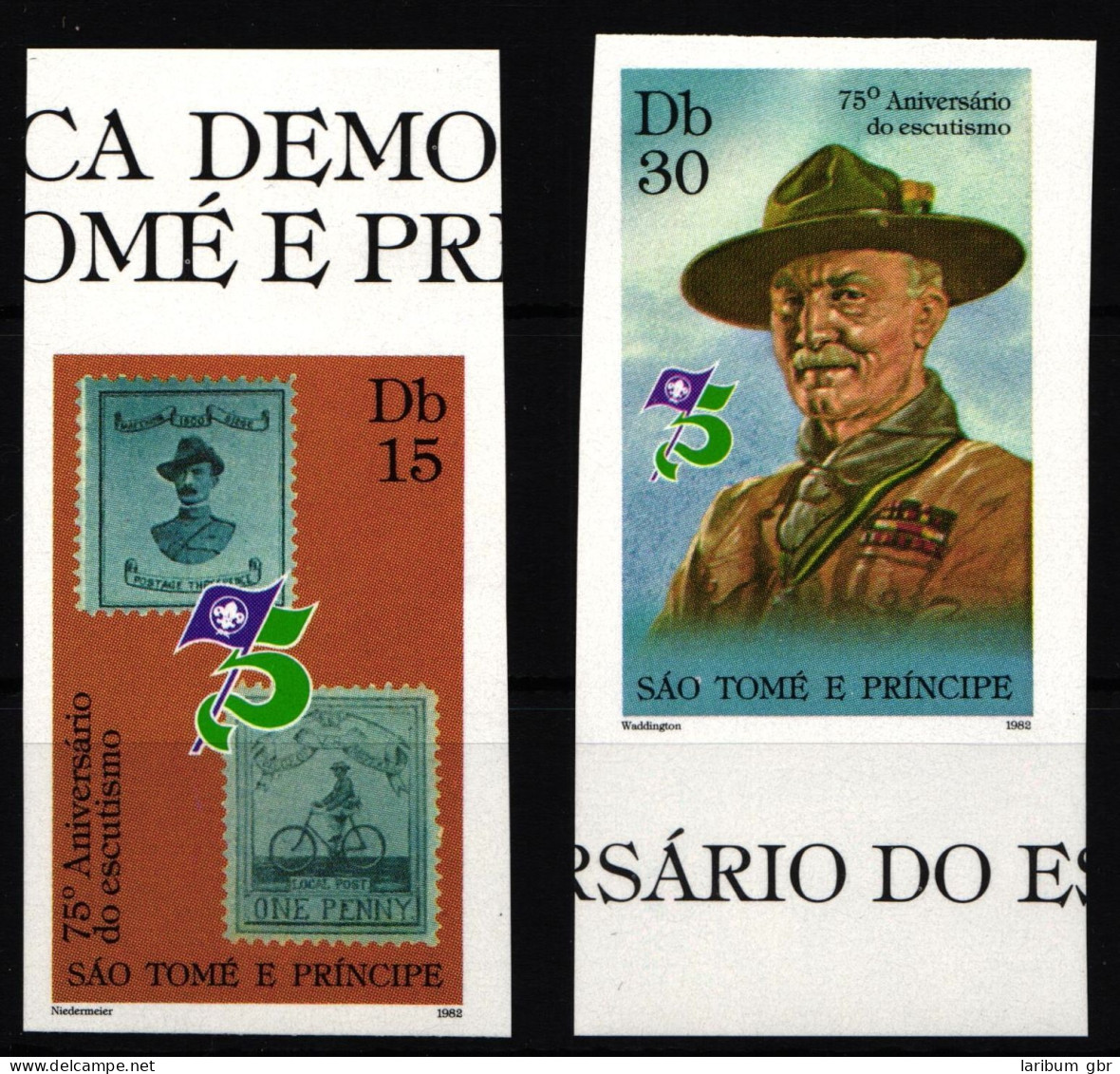 Sao Tome 769-770 I B Postfrisch Pfadfinder #HR518 - São Tomé Und Príncipe