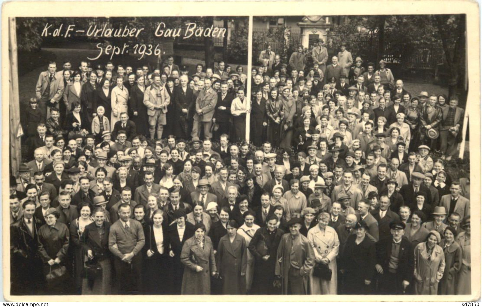 Karlsruhe - KdF Urlauber Gau Baden 1936 - Karlsruhe