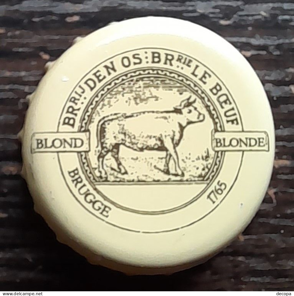 (db-308) Belgium - Belgique - België   Blonden Os -  Br. Bourgogne De Flandres  -  Brugge - Bier