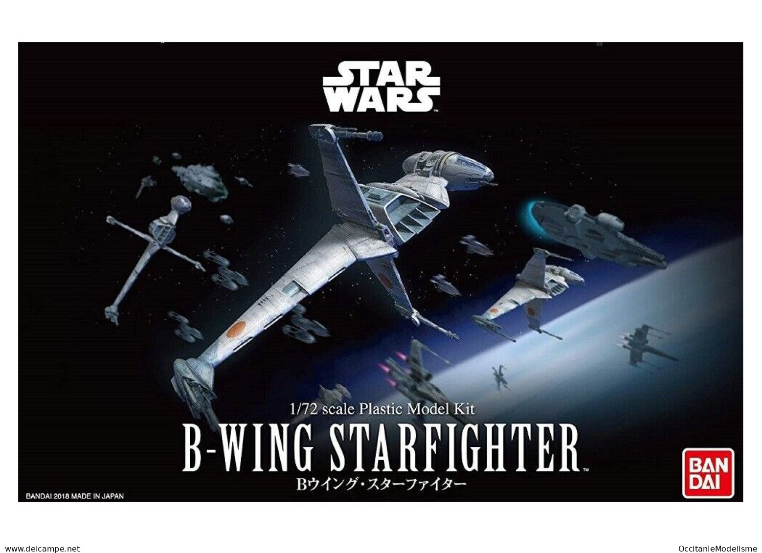 Bandai / Revell - STAR WARS B-Wing Starfighter Maquette Kit Plastique Réf. 01208 Neuf NBO 1/72 - SF & Robots