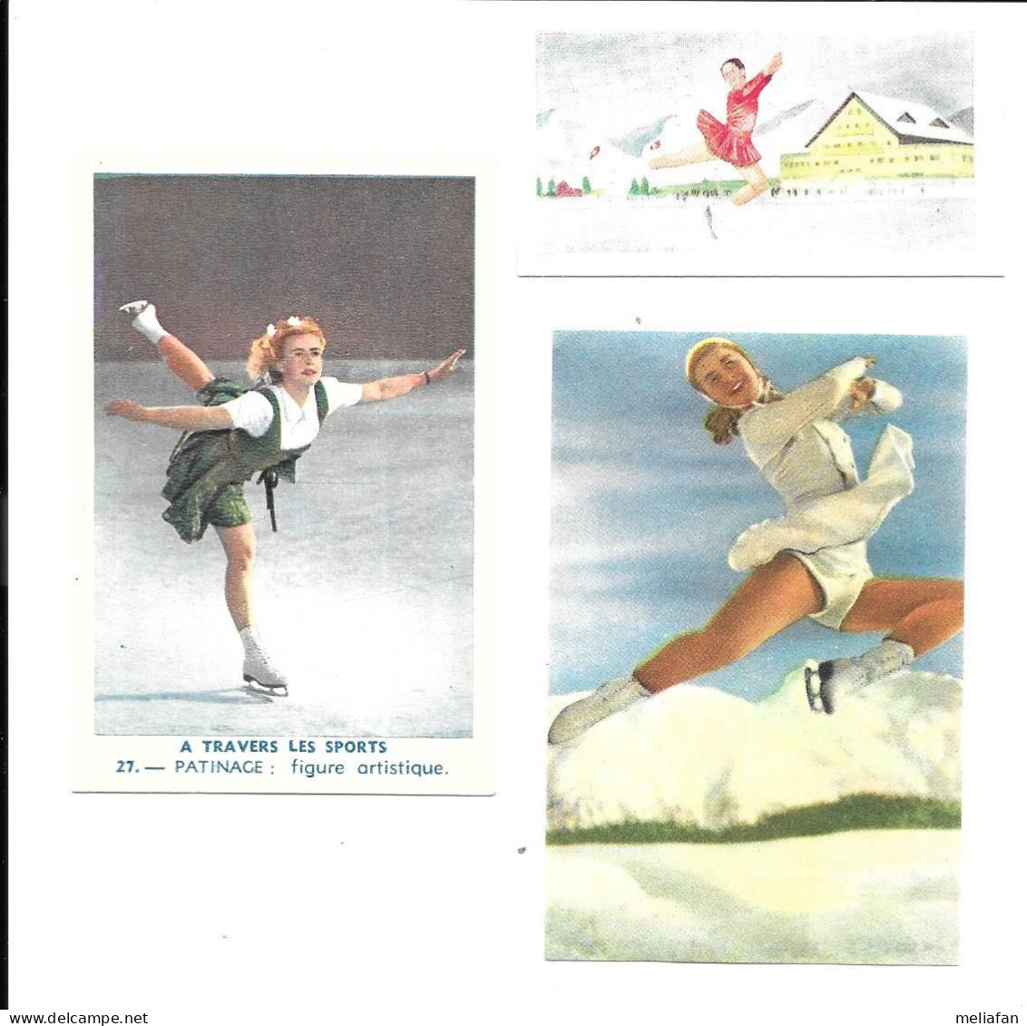 CY43 - IMAGES DIVERSES PATINAGE ARTISTIQUE - BARBARA ANN SCOTT  (droite) - Skating (Figure)