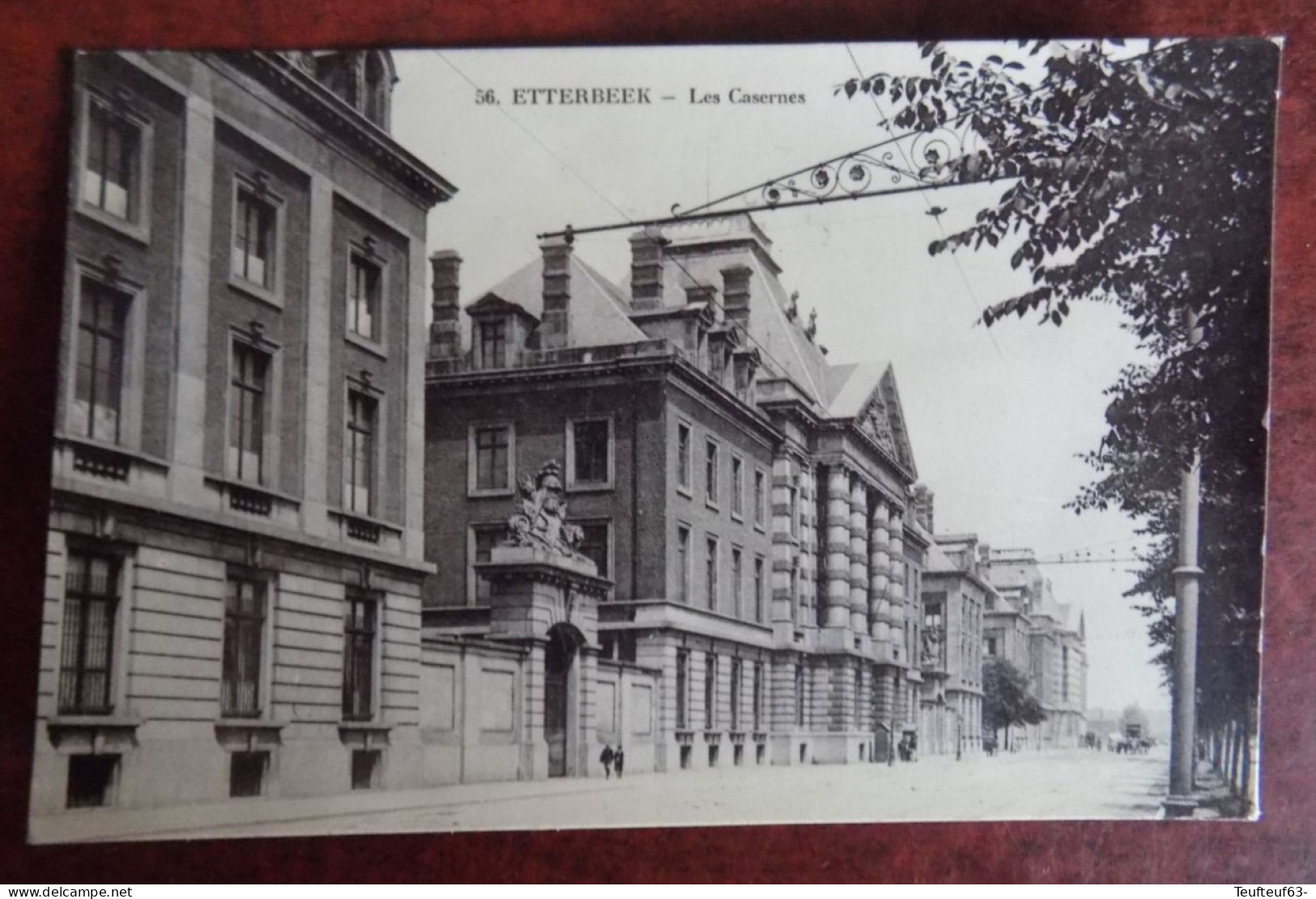 Carte Photo : Etterbeek : Les Casernes - édit. Grand Bazar Anspach - Etterbeek