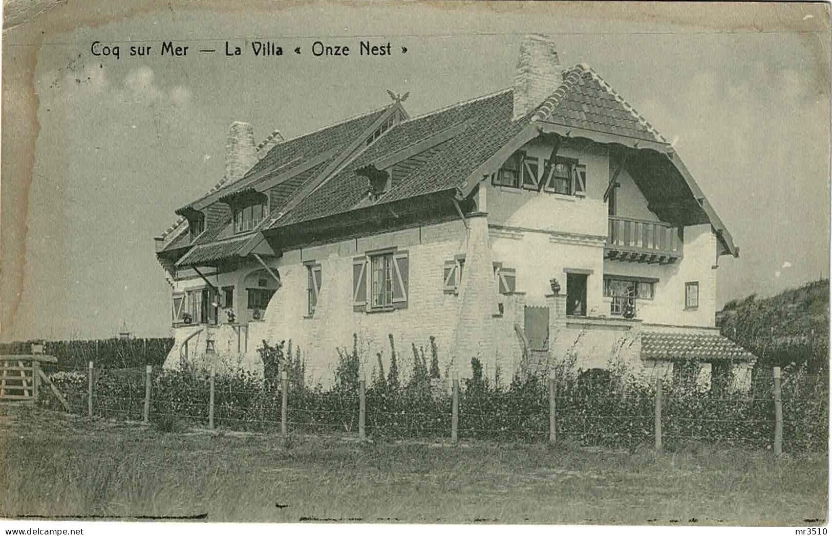 Coq-sur-Mer - La Villa Onze Nest - 1922 - De Haan