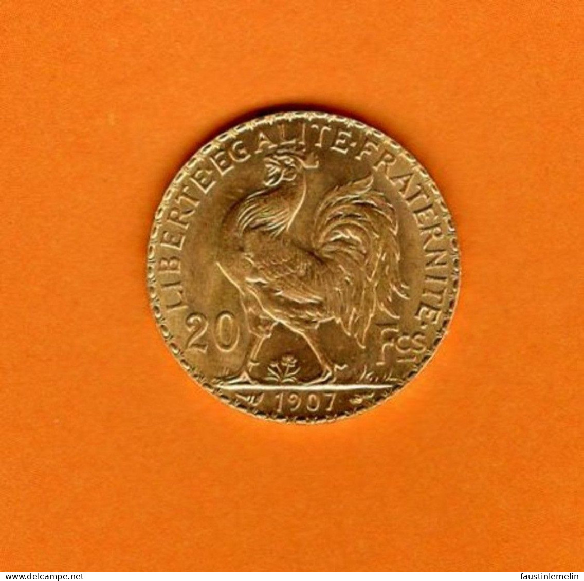 20fr Or Au Coq 1907 - 20 Francs (or)