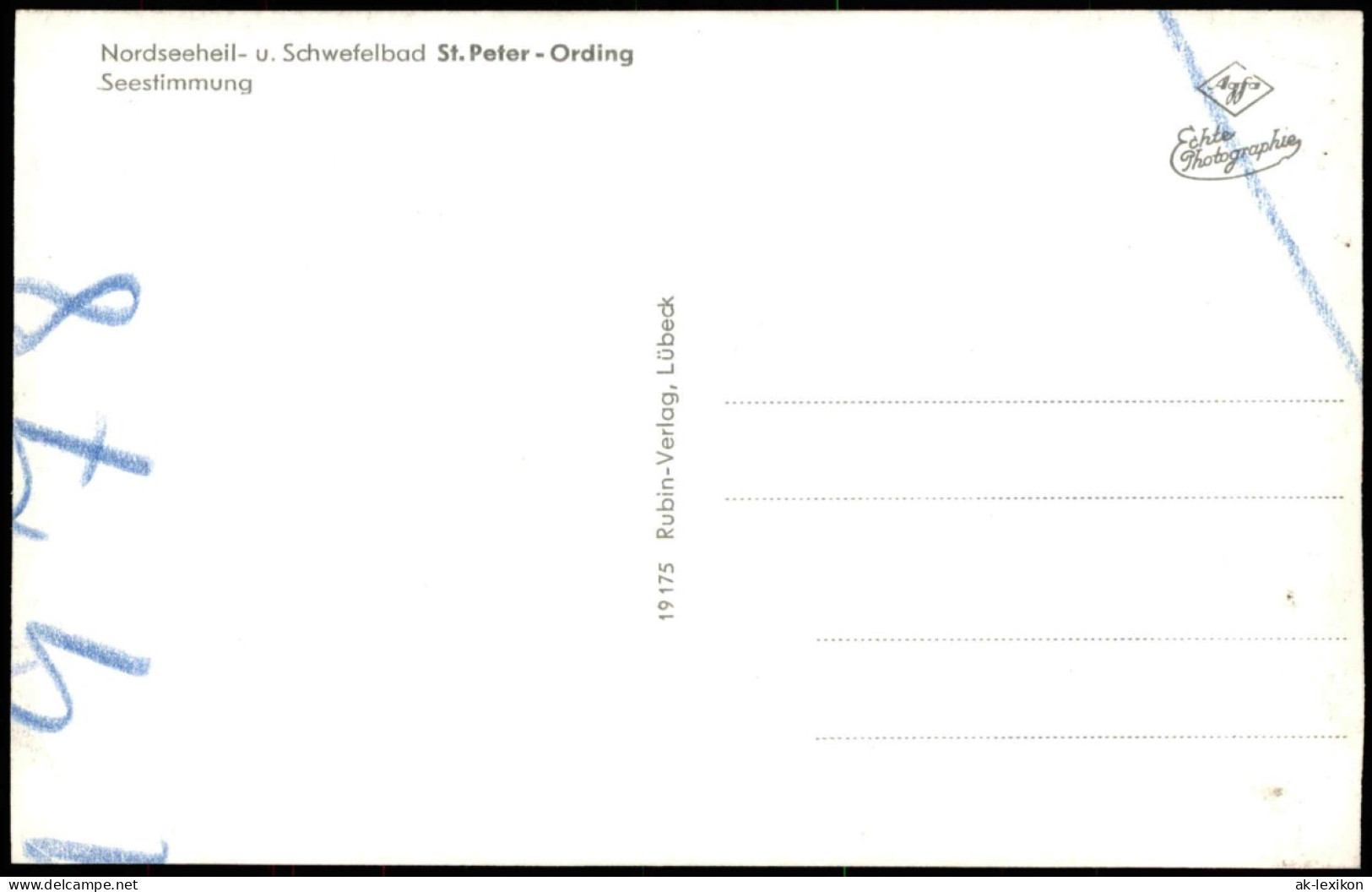 Ansichtskarte  Seestimmung Möwen Nordseeheil- U. Schwefelbad St. Peter-Ording - Other & Unclassified