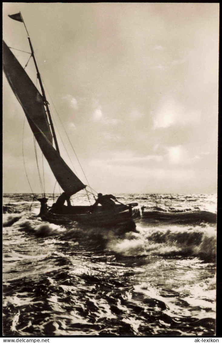 Ansichtskarte  Segelboot  Nordseeheil- U. Schwefelbad St. Peter-Ording - Voiliers