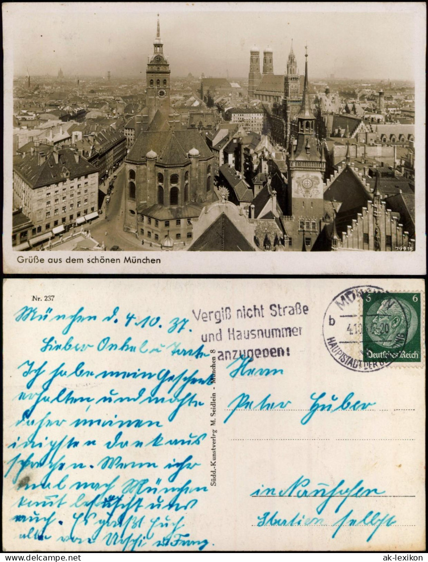 Ansichtskarte München "Platzl" In München Gegenüber Dem Hofbräuhaus 1937 - München